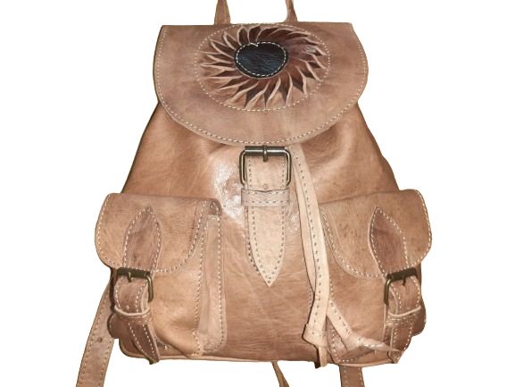 Mochila Fez doble bolsillo mediano sol de colores