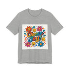 Choose Joy T-Shirt — Retro Smiley Flower Graphic Tee