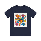Choose Joy T-Shirt — Retro Smiley Flower Graphic Tee