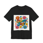 Choose Joy T-Shirt — Retro Smiley Flower Graphic Tee