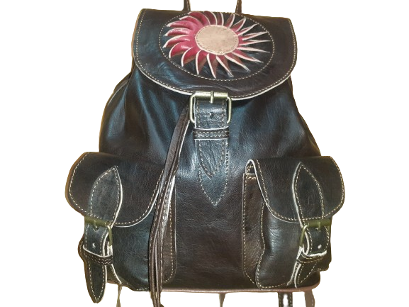 Mochila Fez doble bolsillo mediano sol  de colores