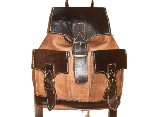 Mochila Fez doble Bolsillo pequeño combinada