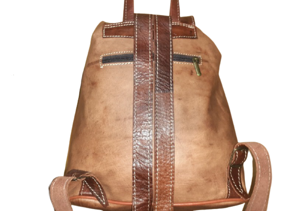 Mochila Fez doble bolsillo mediana combinada