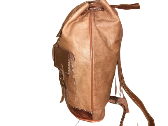 Mochila Fez doble bolsillo mediana combinada