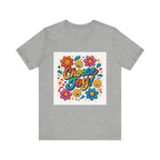 Choose Joy T-Shirt — Retro Smiley Flower Graphic Tee