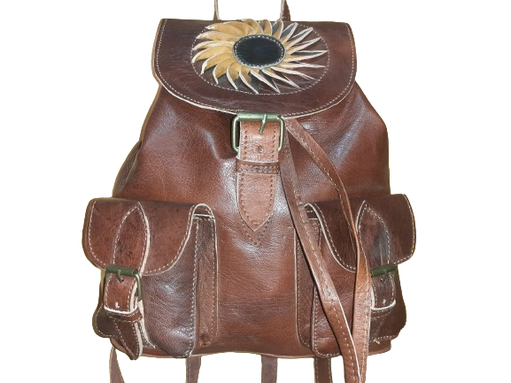 Mochila Fez doble bolsillo mediano sol  de colores