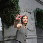 MINI PORTA TARJETAS CON CIERRE (CIEGA POR TI)