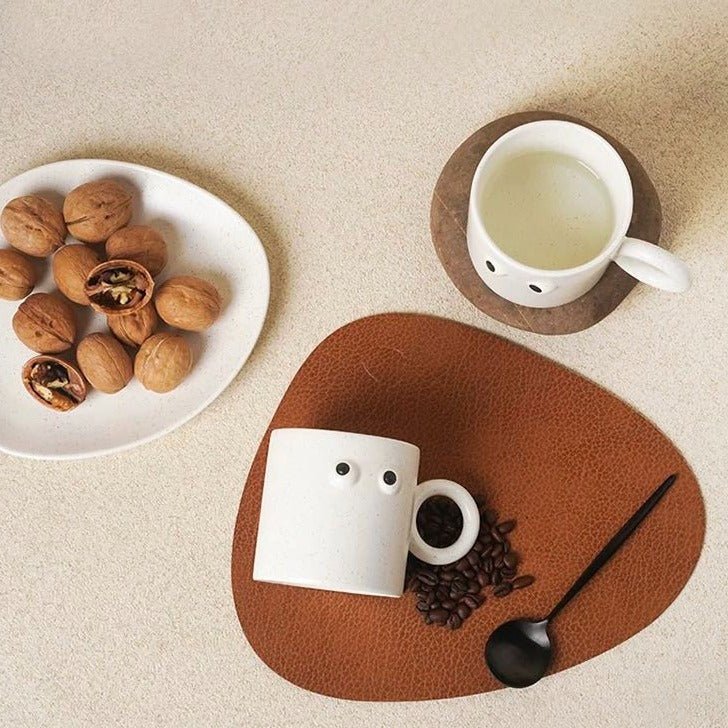 Big Eyes Handmade Ceramic Coffee Mug - Unique, Cute, and Funny