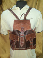 Mochila Fez doble Bolsillo pequeño combinada